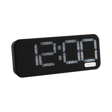 Digitálny budík Roanne LED Karlsson KA6154BK, čierna